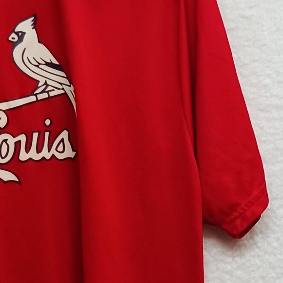 St. Louis Cardinals T-Shirt Moisture Management Adult 2XL Red August Sportswear‎ - Picture 7 of 11